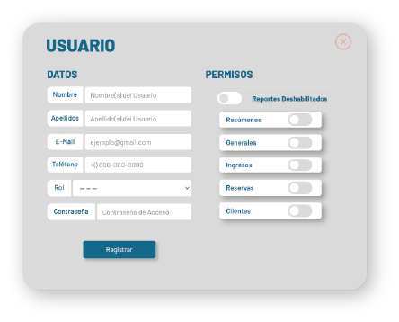Múltiples usuarios en el software de hotel